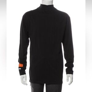 Black Long Sleeve Turtleneck Shirt